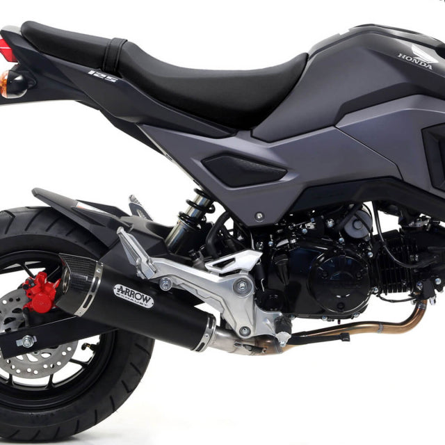 ARROW Honda Grom 125 / Honda Grom 125 ABS 2017-2020 X-Kone Dark Slip On 52507XKN
