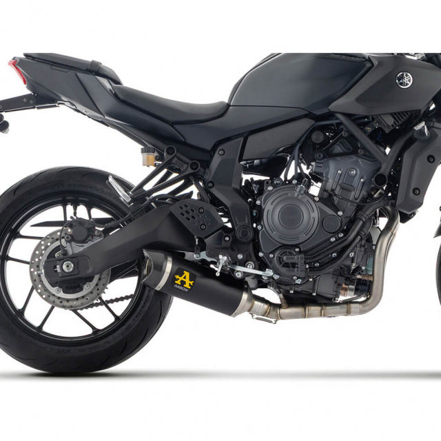 Arrow 71095AKN Thunder Full Exhaust, Aluminum Dark for Yamaha MT-07 25-26