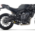 Arrow 71095AKN Thunder Full Exhaust, Aluminum Dark for Yamaha MT-07 25-26