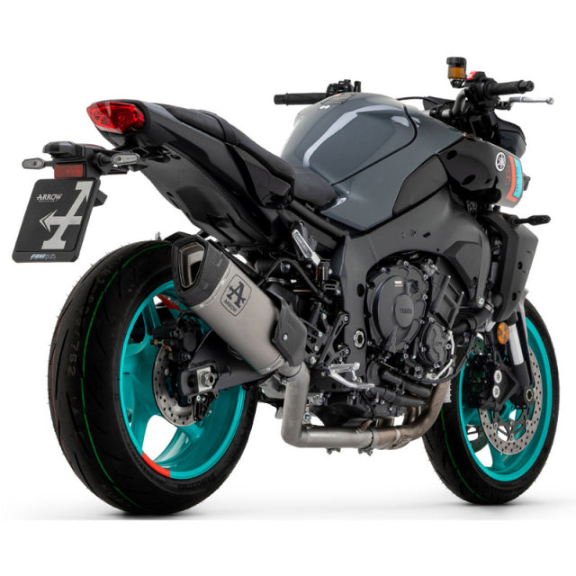 Arrow Pista Slip-on Exhaust, Titanium for Yamaha MT-10 2022-2025 71507pt