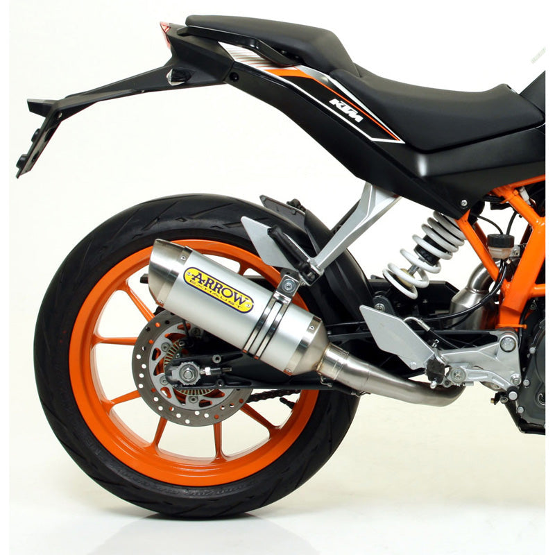 71813AO  Arrow Thunder Exhaust, Aluminum for KTM RC 125 / Duke 390 / RC390 2013-2016