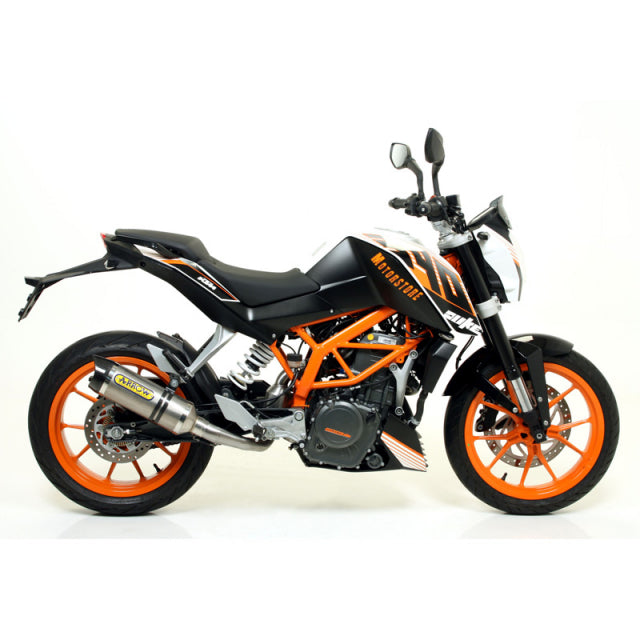 71813PK  Arrow Street Thunder Exhaust, Titanium for KTM RC 125 / RC  390 Duke 390 13-16