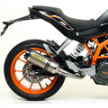 71813AK  Arrow Street Thunder Exhaust, Aluminium for KTM RC 125 / 390, Duke 390 2013-2016