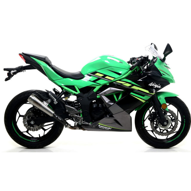 Arrow Kawasaki Ninja 125 2019-2020  Homologated Pro-Race Nichrom Silencer With Welded Link Pipe 71897pri