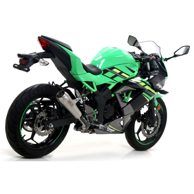 Arrow Kawasaki Ninja 125 2019-2020  Homologated Pro-Race Nichrom Silencer With Welded Link Pipe 71897pri