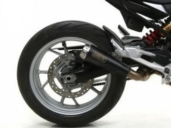 Arrow Pro-Race BMW F900 R/XR 2020-2024  Black Stainless Steel Exhaust 71915prn + 71729MI