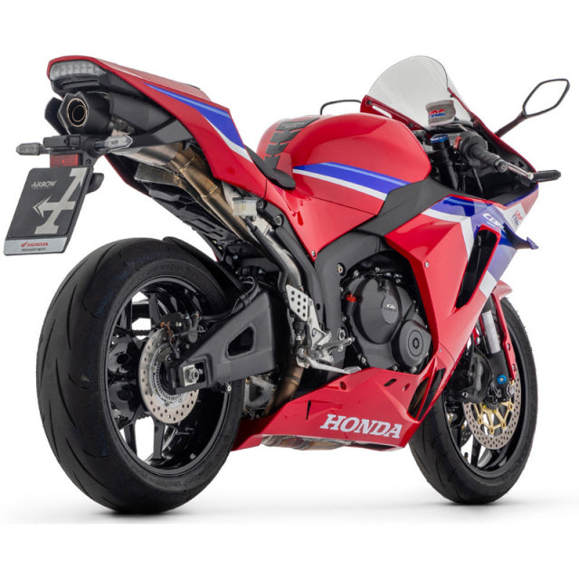 IN STOCK 71971AKN Arrow Indy Race Exhaust, Aluminum Dark  for Honda CBR600RR 24-25