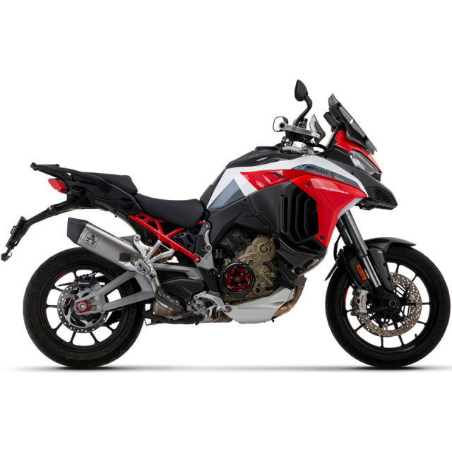 72501vl Arrow Ducati Multistrada V4 1100 21-24 Veloce Titanium Exhaust With Carby End Cap
