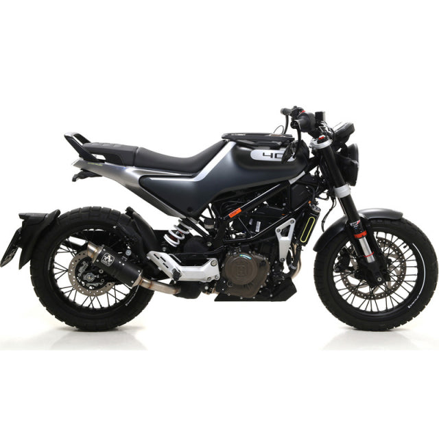 IN STOCK Arrow Husqvarna Svartpilen 401 '20 Homologated Nichrom Dark Gp2 Exhaust With Welded Link Pipe 72631gpi
