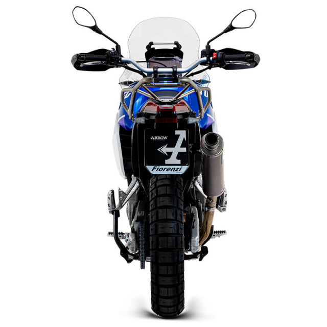 Arrow Aprilia Tuareg 660 22-24 Homologated Titanium Indy Race Silencer With Welded Linkpipe 72637po