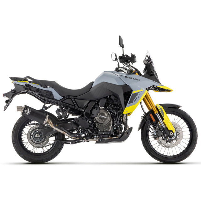ARROW Suzuki Vstrom 800 DL800 / Suzuki Vstrom 800 DL800 DE / Suzuki Vstrom 800 DL800 DE Adventure 2023-2025 Indy-Race Aluminium Dark Slip On 72642AON