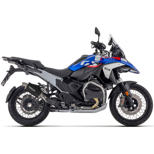 Arrow Exhaust 72651AON Indy Race Evo Slip-on Exhaust, Aluminum Dark for BMW R1300GS 24-25