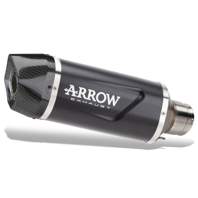 ARROW CF-Moto Ibex 450 2025-2026 Indy Race EVO Aluminium Dark Slip On With Carbon End Cap 72655AKN
