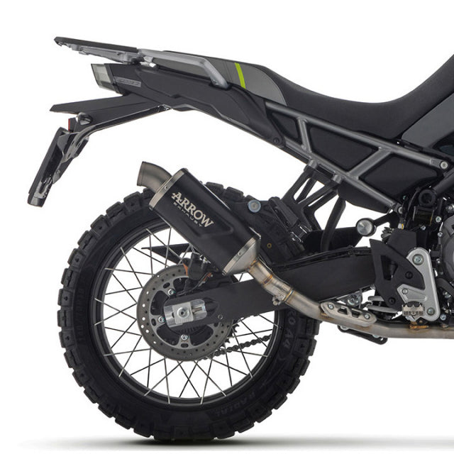 Arrow 72659AON Indy Race Evo Exhaust Aluminum Dark for CFMoto 450MT 2025-2026