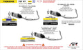 Arrow 77519PAKN Pista full exhaust system