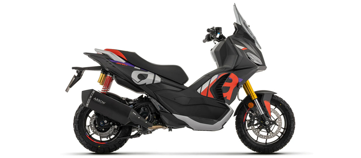 Arrow SR 400 GT 2026+ Sonora Nichrom Dark Slip On With Carbon End Cap 73024SKIN