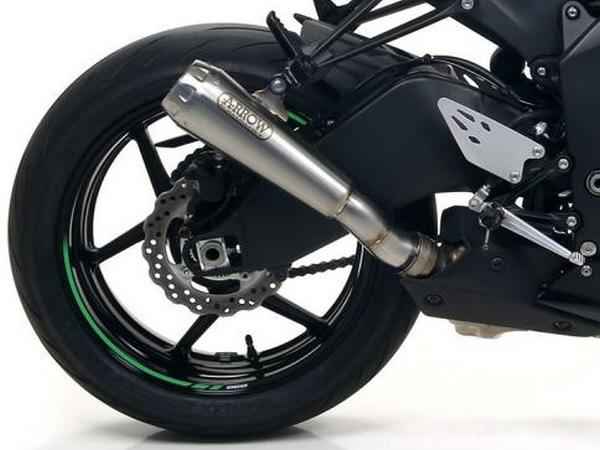 Arrow Pro-Race Slip-on Exhaust Nichrome with Steel End Cap ZX-6R 636 2009-2025 2026 2027 71898PRI