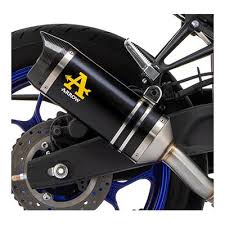 71831AKN Arrow Thunder Exhaust, Dark Yamaha YZF-R3 15-24