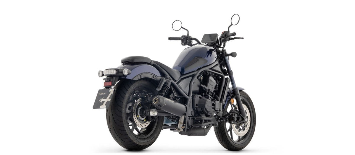 Arrow  Honda Cmx 1100 Rebel E5 2021/2025 - Dct E5+ 2025/2026 Rebel Nichrom Dark Exhaust 74517rbn