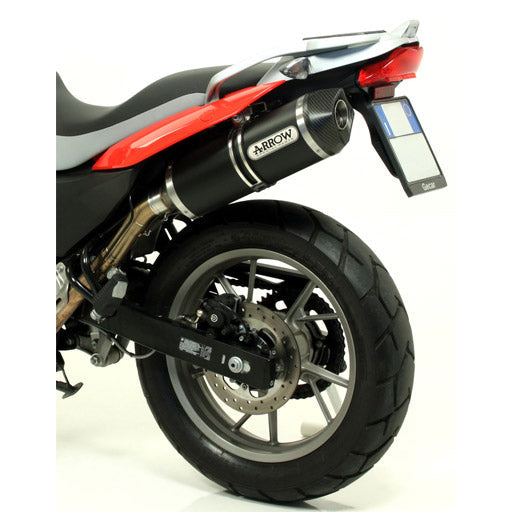 IN STOCK OPEN BOX Arrow Bmw G 650 Gs '11/16 Homologated Aluminium Dark Race-Tech Silencer For Arrow Mid Pipe 72615akn