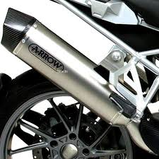 71805AK  Arrow Maxi Race-Tech Exhaust, Aluminum for BMW R1200GS /R1250GS /Adventure 2013-2024