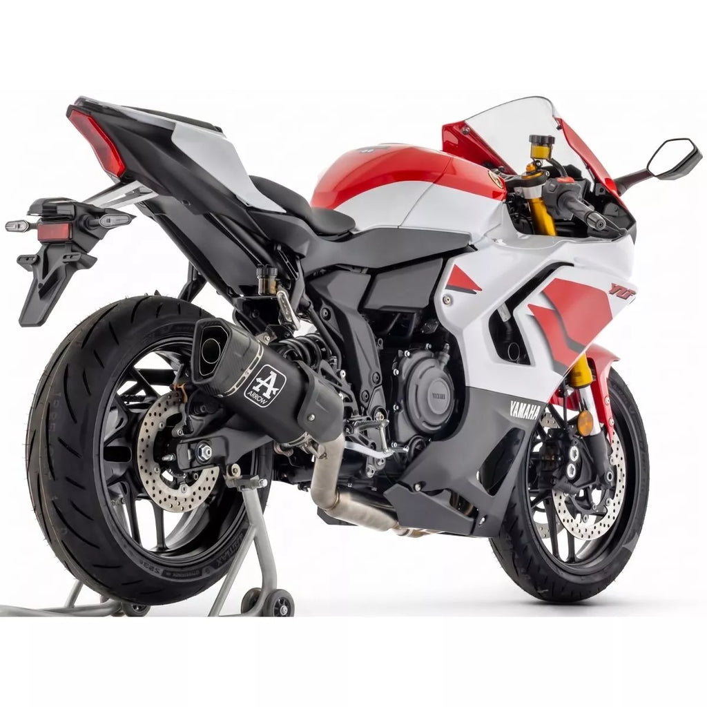 Arrow YAMAHA YZF R7 E5+ 2026 -2027 FULL SYSTEM WITH ALUMINIUMN DARK PISTA EXHAUST 77019PAKN