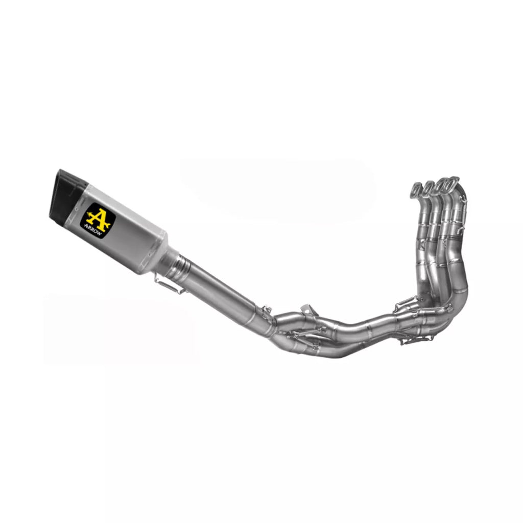 Arrow BMW S1000RR / M1000RR 2025=2026 E5+ FULL TITANIUM FULL SYSTEM WITH PISTA TITANIUM EXHAUST 71264PTZ