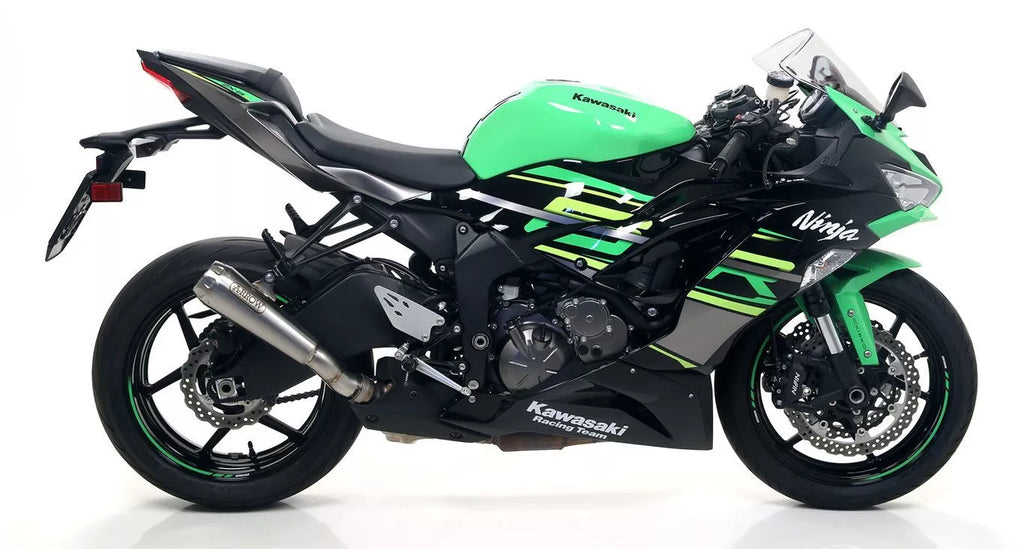 Arrow Pro-Race Slip-on Exhaust Nichrome with Steel End Cap ZX-6R 636 2009-2025 2026 2027 71898PRI
