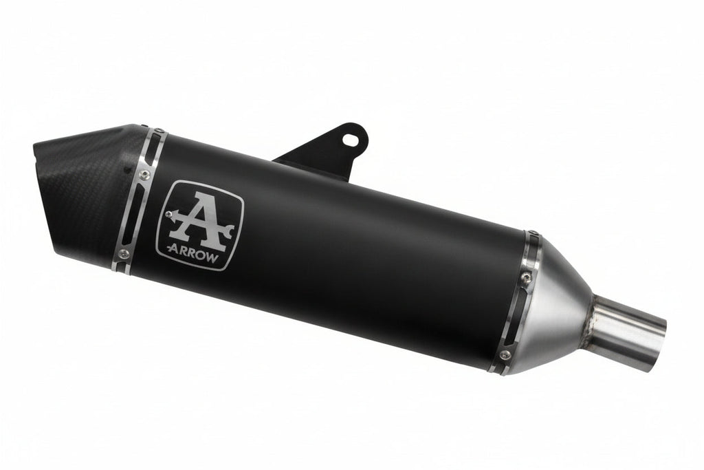 72505VAN Arrow Veloce Homologated Slip-on Exhaust for sidebags for Tiger 850 20-24 /900 20-23