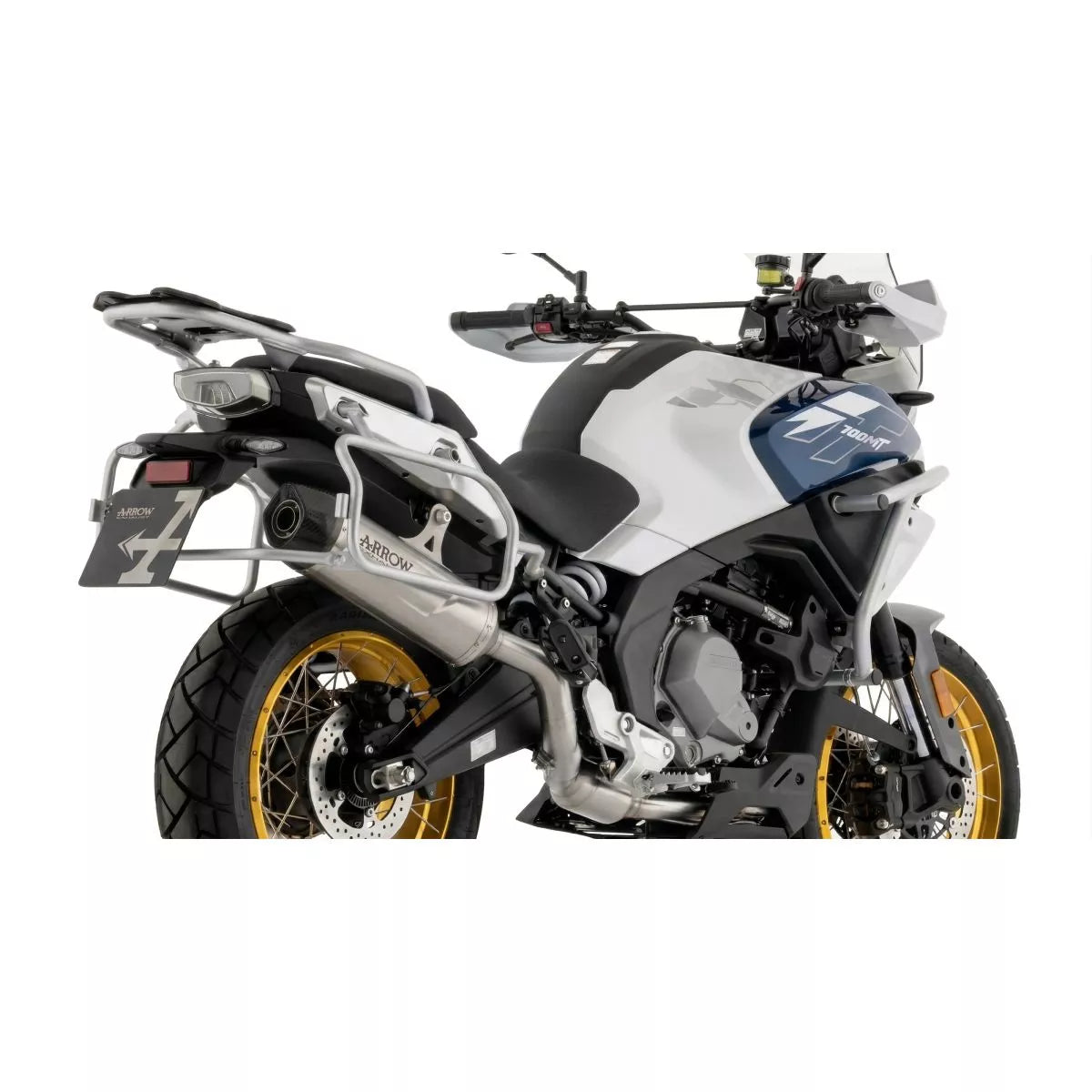 Arrow CF MOTO 700MT ADV E5+ 2025-2026 INDY RACE EVO TITANIUM EXHAUST 72677PK