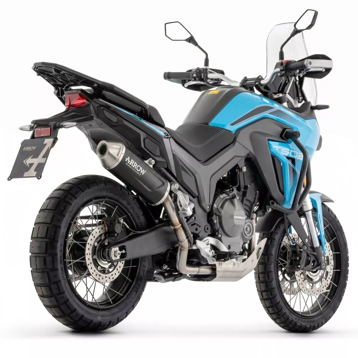 Arrow MORBIDELLI T502X E5+ '26 INDY RACE EVO ALUMINIUM DARK EXHAUST 72681AON