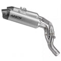 Arrow DUCATI HYPERMOTARD / HYPERMOTARD SP V2 E5+ 2026 LH+RH ROUND TITANIUM SILENCERS + LINK PIPE 77018PR