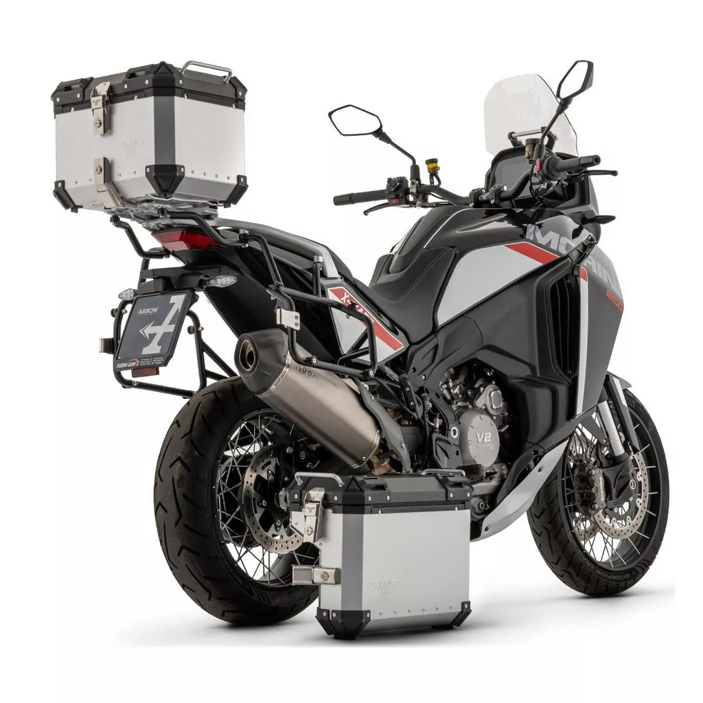 Arrow MOTOMORINI X-CAPE 1200 E5+ 2026 SONORA TITANIUM EXHAUST 72014SK