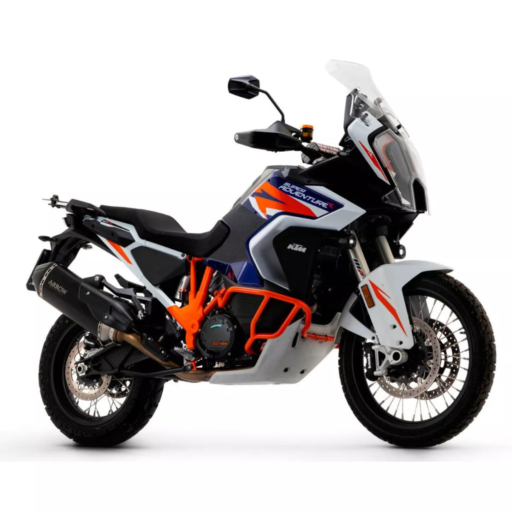 Arrow KTM 1290 /1390 SUPER ADVENTURE HOMOLOGATED DARK NICHROM SONORA SILENCER WITH CARBON ENDCAP 72501SKIN