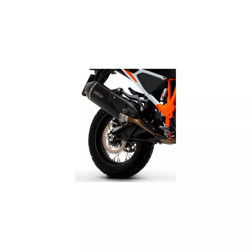 Arrow KTM 1290 /1390 SUPER ADVENTURE HOMOLOGATED DARK NICHROM SONORA SILENCER WITH CARBON ENDCAP 72501SKIN